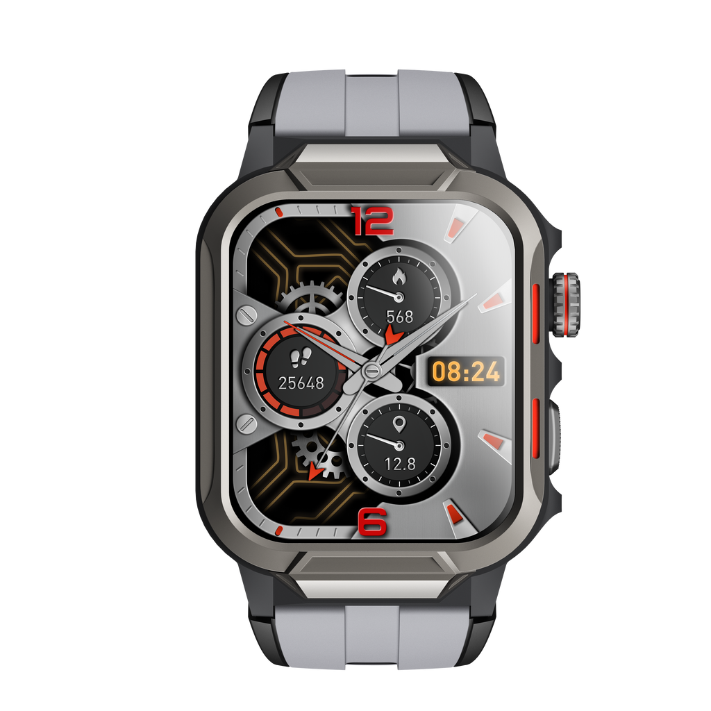 Smart Watch for Men 3ATM Waterproof Smartwatch 1.96 inch screen for Android and iOS Phones Fitness Tracker Watch with 100+ Sports Modes