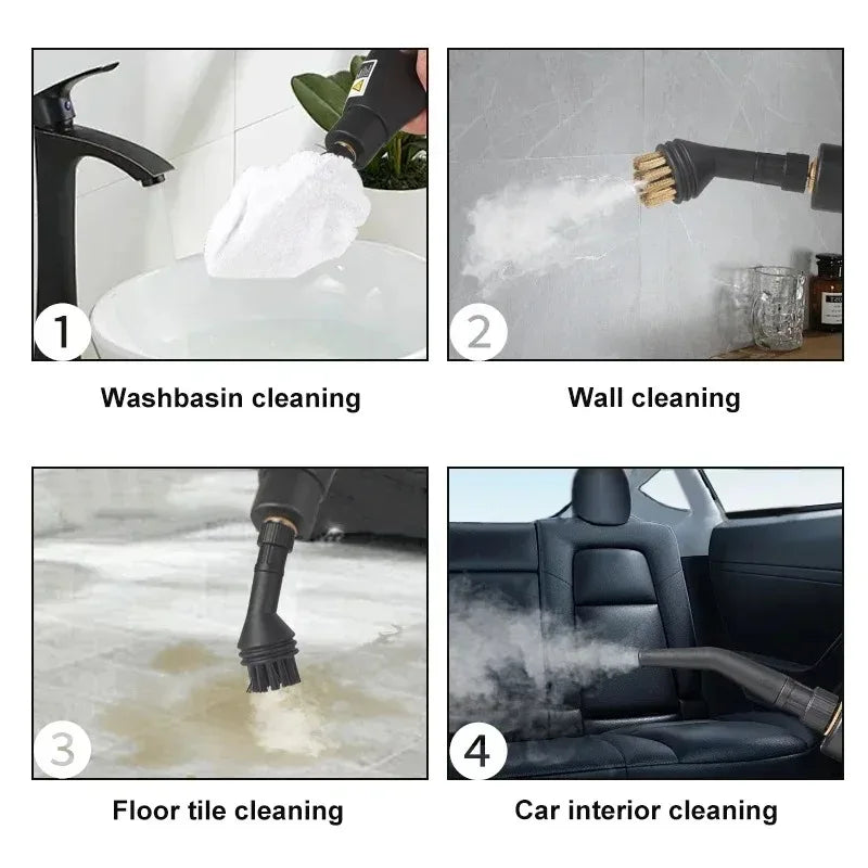 2500W Steam Cleaner Portable High Temperature Sterilization Pressure Jet Washer Machine for Home Car Kitchen Air Conditioner Digispots