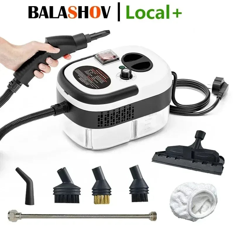 2500W Steam Cleaner Portable High Temperature Sterilization Pressure Jet Washer Machine for Home Car Kitchen Air Conditioner Digispots
