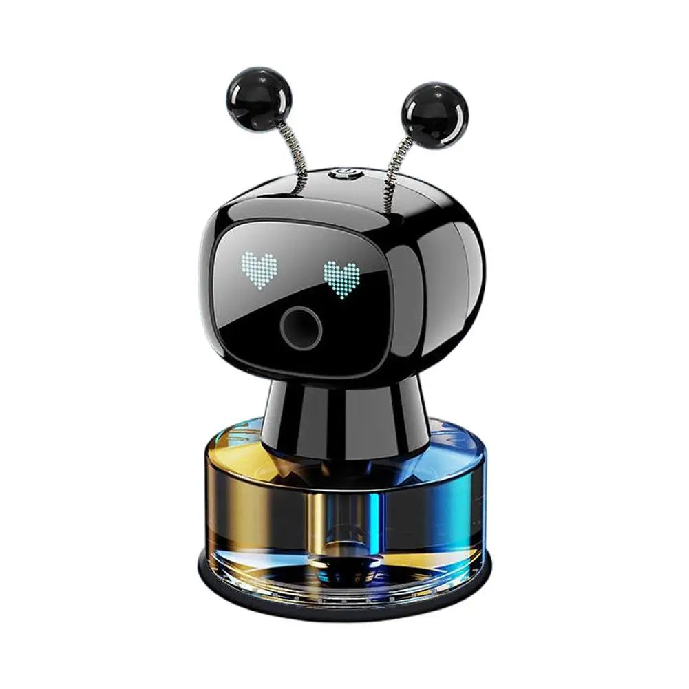 Smart Car Air Freshener AI Rechargeable Car Aroma Diffuser Smart eyes 4 Levels of Adjustable Intelligent Car Diffuser Gift Digispots