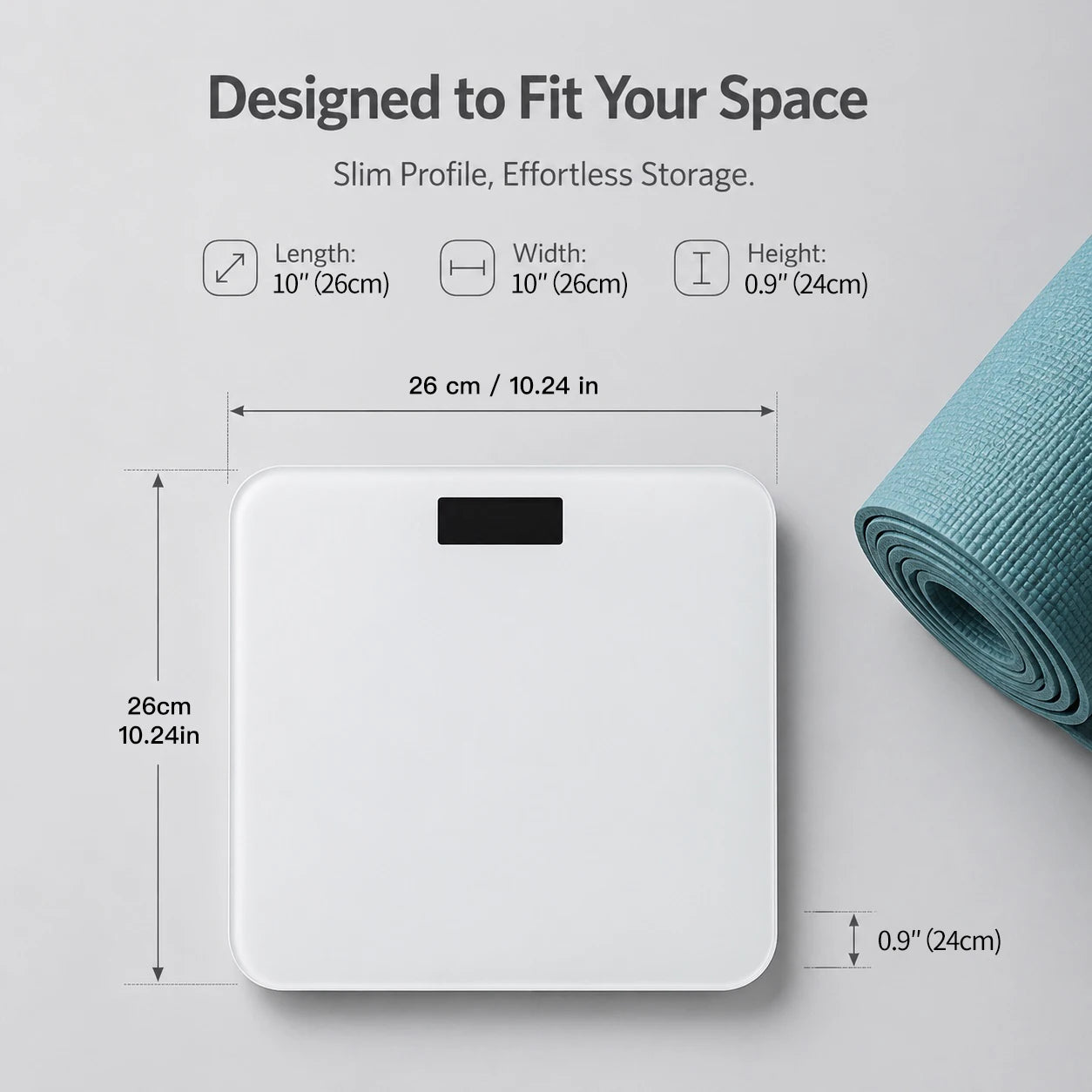 Digital weight scale, high-precision bathroom scale, digital display function, weight scale, bathroom scale, body scale Digispots