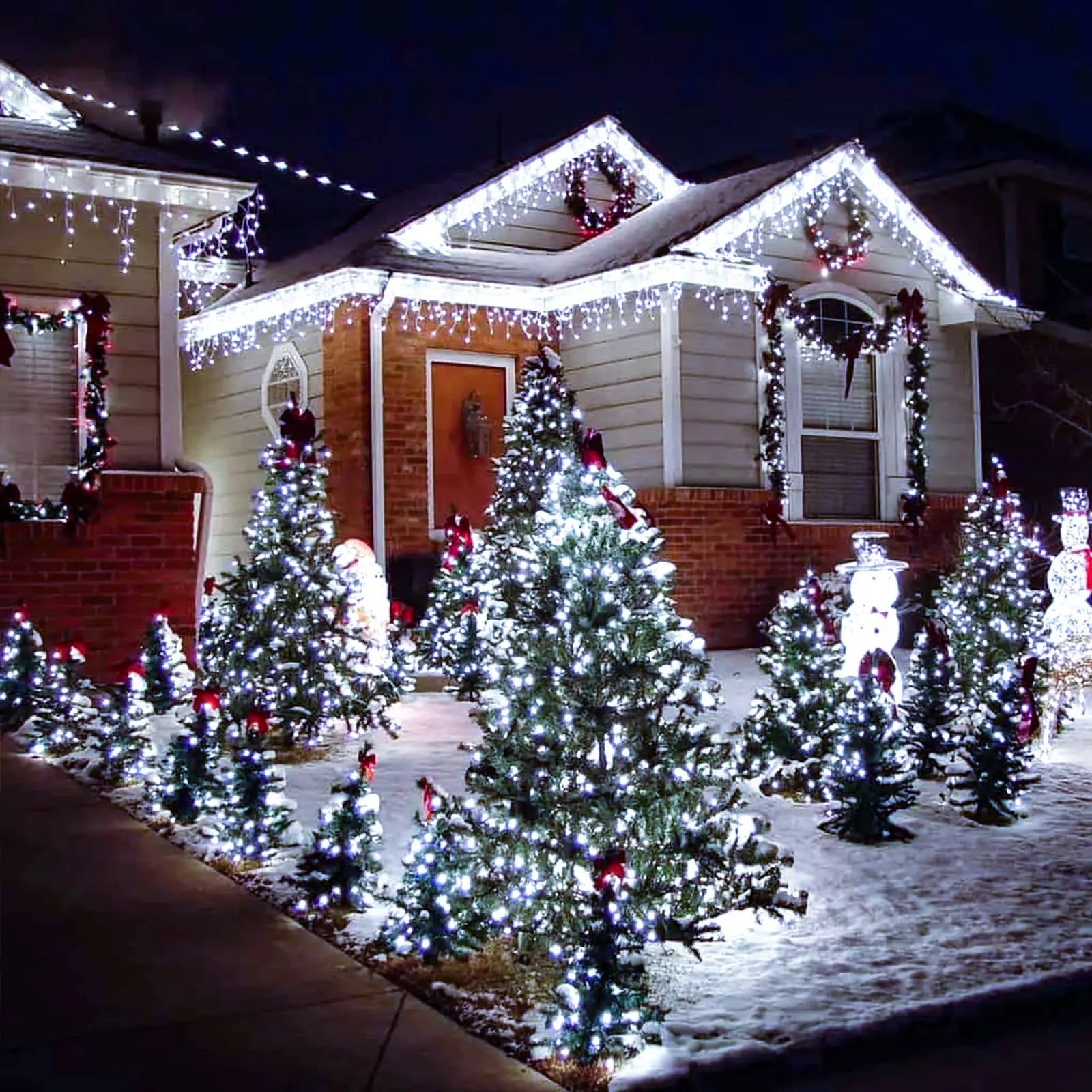 AlliLit Led Solar String Lights 8 Modes Fairy String Lamp Waterproof Garden Wedding Party Garland Christmas Decoration Digispots