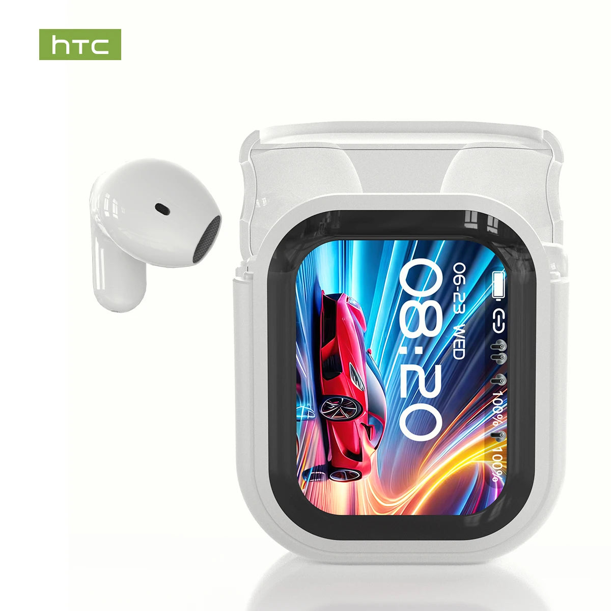 Translator HTC NE20 New Bluetooth 6.0 Wireless Headphones Translation Earphones IPX4 Waterproof Rating Long Battery Life Digispots