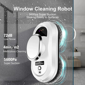 Window Cleaning Robot – Intelligent Automatic Glass Cleaner with Remote Control