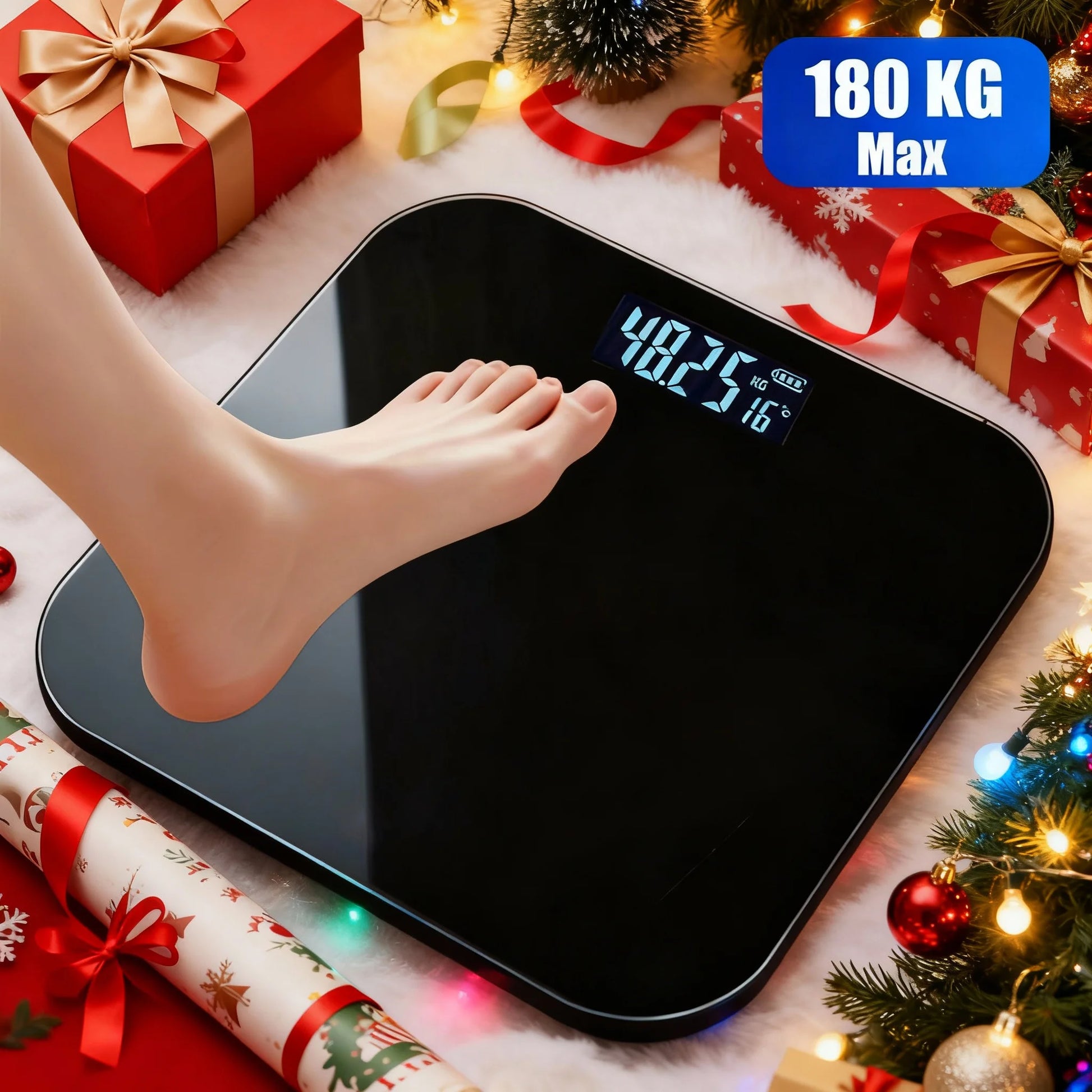 Digital weight scale, high-precision bathroom scale, digital display function, weight scale, bathroom scale, body scale Digispots