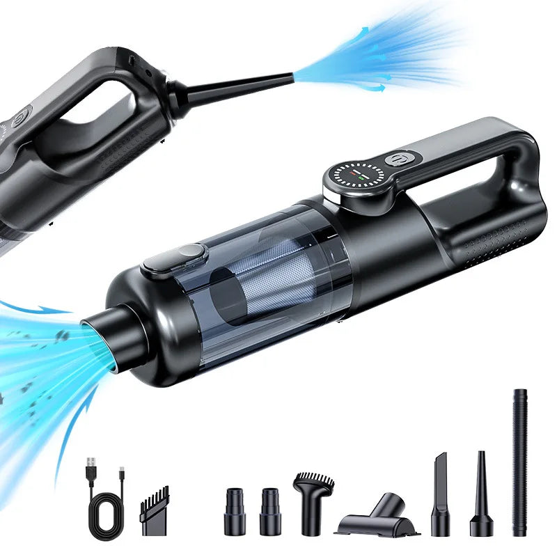 Portable 17000Pa Handheld Vacuum Cleaner – High Suction for Car & Home Digispots