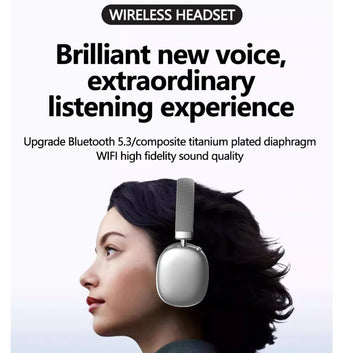 Over-Ear Wireless Gaming-Kopfhörer – Bluetooth, Geräuschunterdrückendes Mikrofon & TF-Kartenunterstützung