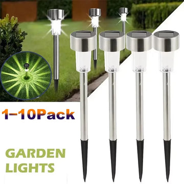 Solar Garden Path Lights – Outdoor Waterproof LED Landscape Lights for Yard & Lawn
