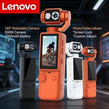 Lenovo 4K WiFi Sports Camera – Wearable, Autofocus & Long Battery Life