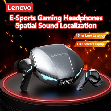 Lenovo GM2 Pro Max TWS Earbuds – Bluetooth, Noise Cancelling, Gaming & Sport