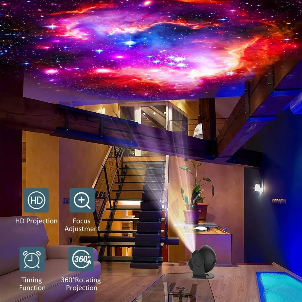 12-in-1 Star Projector Night Light – 4K HD Planetarium, 360° Rotate Galaxy Lamp for Kids & Bedroom Digispots