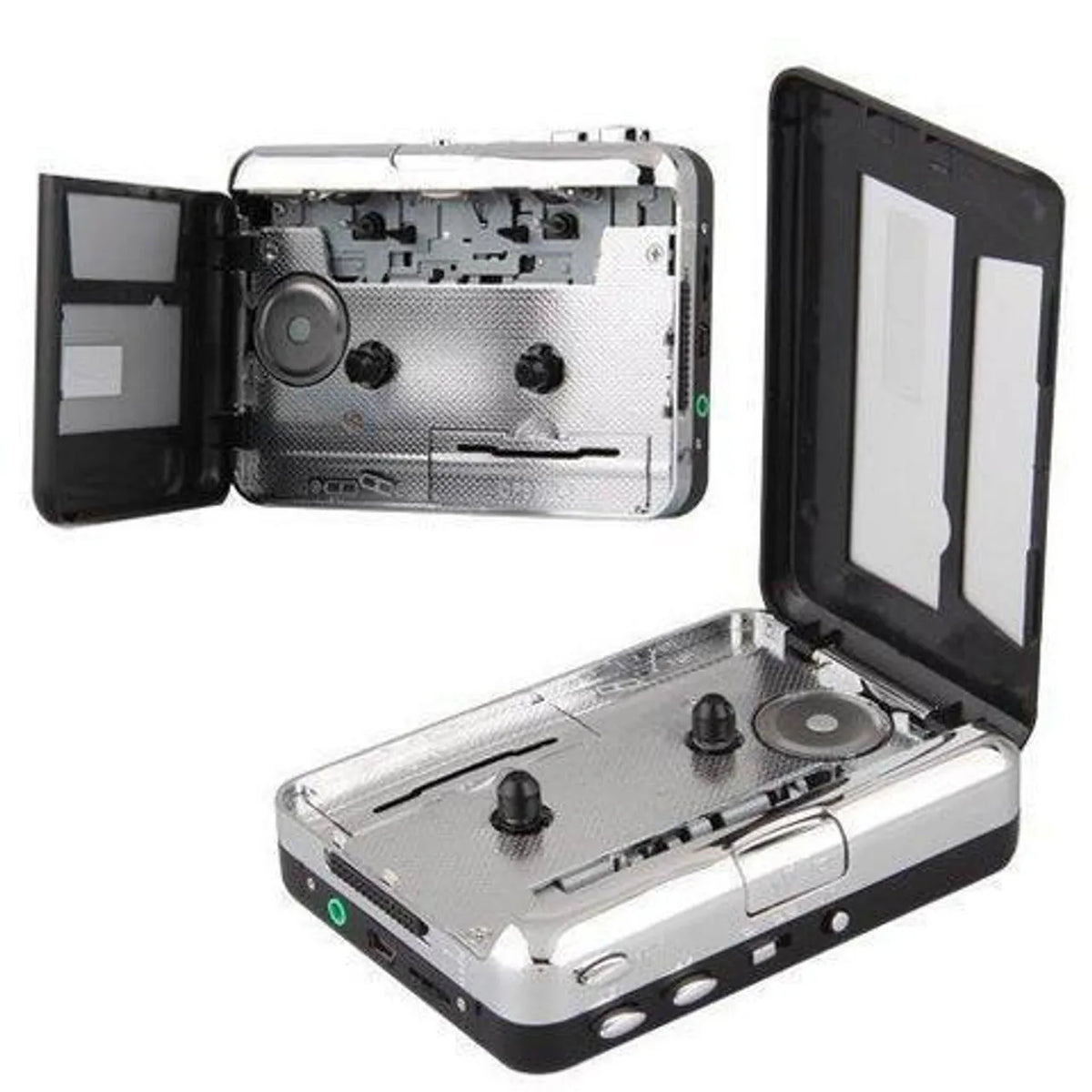 Customizable Mini USB to MP3 tape converter, CD player, PC Cassette Recorders Players Digispots