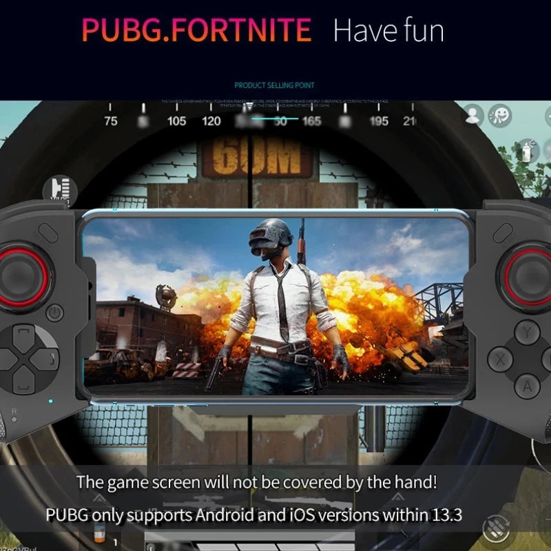 Mobile Gaming Gamepad – Bluetooth Controller for iPhone & Android Digispots