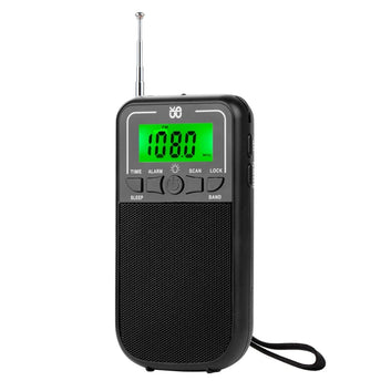 Portable AM/FM/SW Radio with LED Flashlight – Emergency & Camping