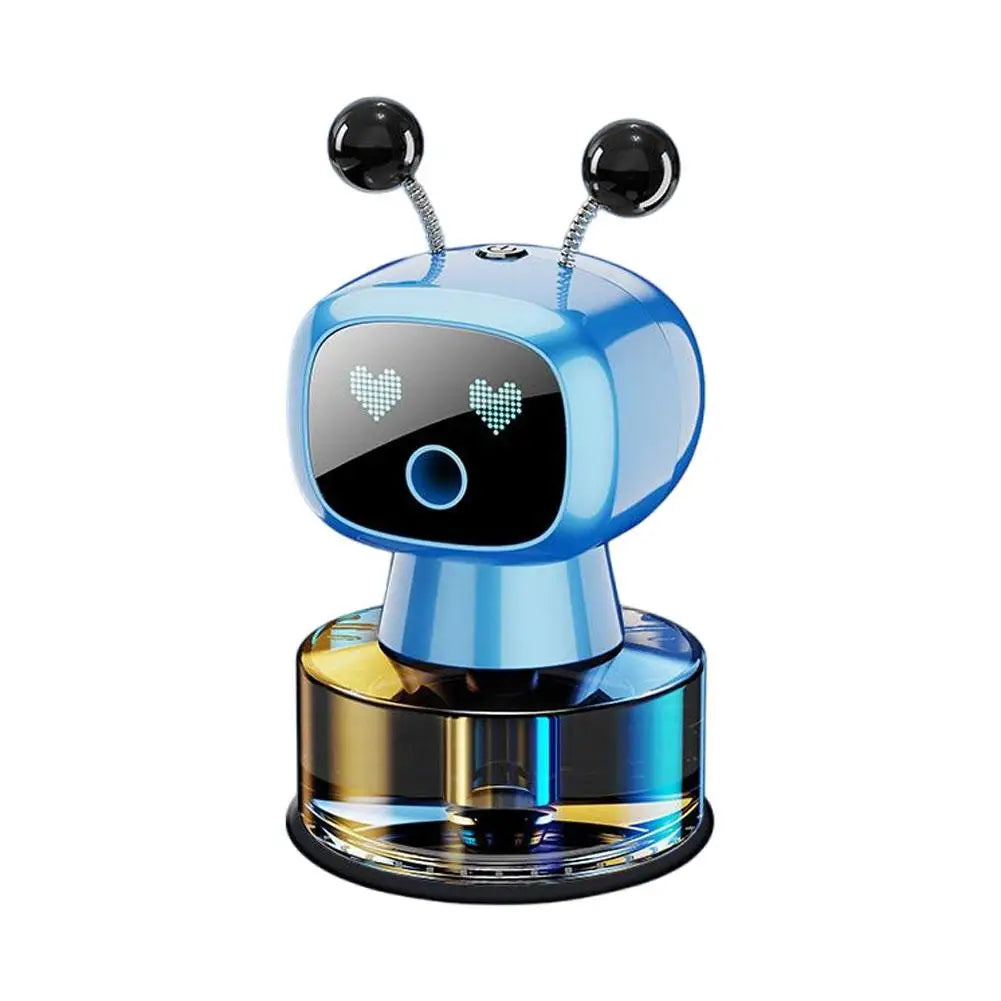 Smart Car Air Freshener AI Rechargeable Car Aroma Diffuser Smart eyes 4 Levels of Adjustable Intelligent Car Diffuser Gift Digispots