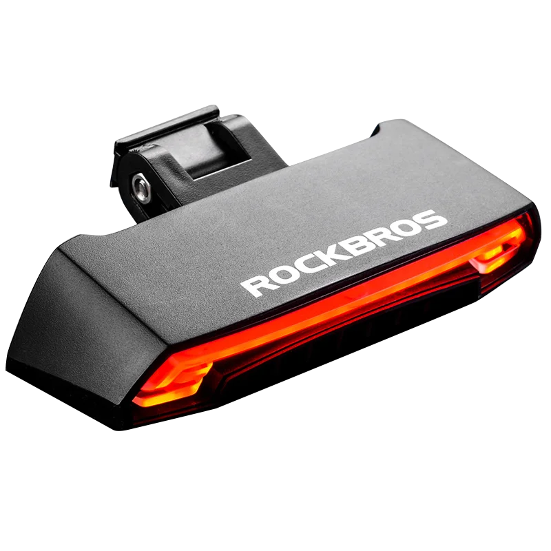 ROCKBROS Smart Remote-Controlled Bicycle Light Cycling Laser Tail Light with Turn Signal MTB Bike LED Warning Rear Light Digispots