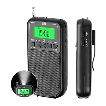 Portable AM/FM/SW Radio with LED Flashlight – Emergency & Camping