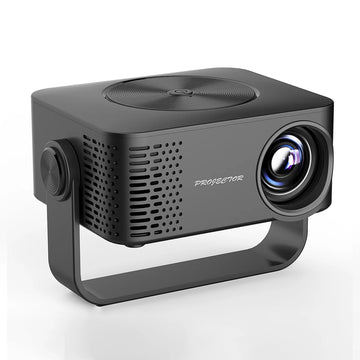 2025 New 1080P Mini Beamer Portable LED projector with Wi-Fi USB HDMI for Mobile Phone Laptop Home Theater Black Digispots
