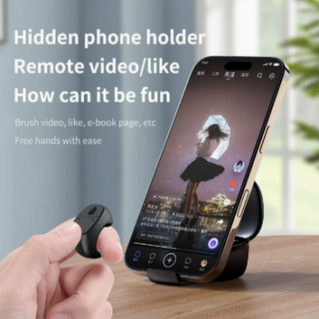 Bluetooth Fingertip Ring Remote – Wireless Selfie Shutter & Page Turner Controller