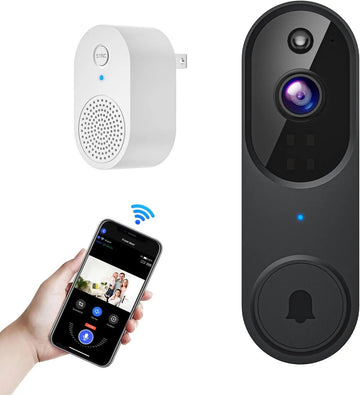 Smart Wireless Video Doorbell – AI Motion Detection, Night Vision & Two-Way Audio