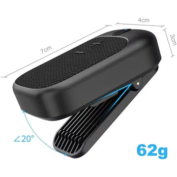 Mini Clip Bluetooth Speaker – Magnetic Mount, Waterproof & Built-in Mic for Outdoor Sports