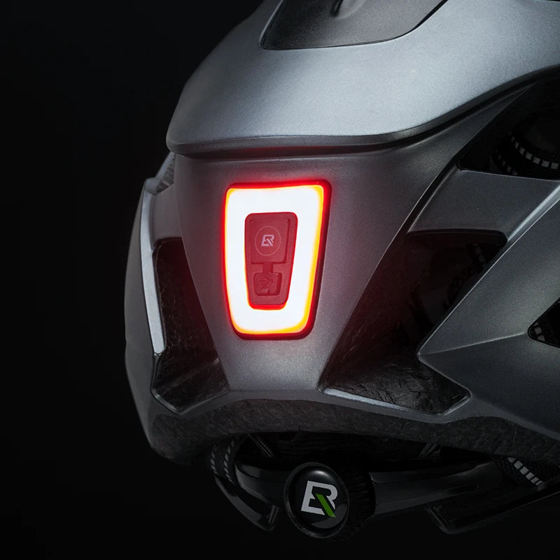 ROCKBROS Bike Light Waterproof Cycling Helmet Taillight Lantern For Bicycle LED USB Rechargeable Safety Night Riding Rear Light Digispots