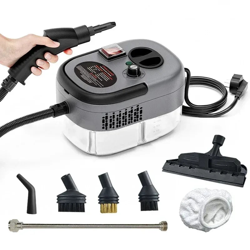 2500W Steam Cleaner Portable High Temperature Sterilization Pressure Jet Washer Machine for Home Car Kitchen Air Conditioner Digispots