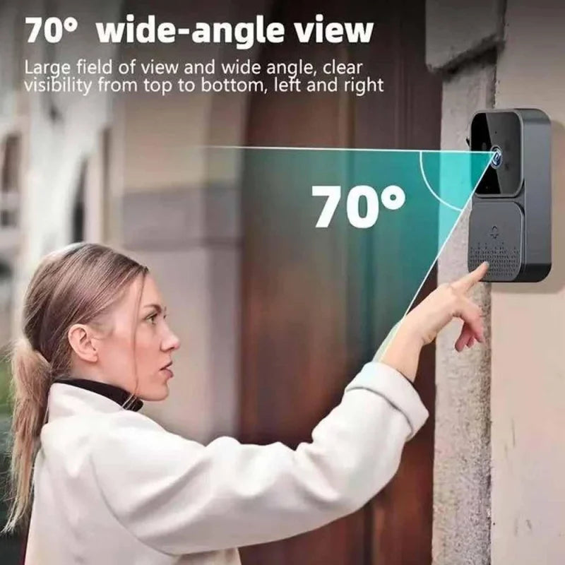 Smart WiFi 2.4G Wireless Doorbells Video Intercom Camera Inteligente Night Vision 4.3inch HD Screen For Security Home Apartment Digispots
