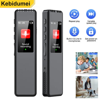 Digital Voice Recorder Pen – 1536Kbps MP3 Player & Audio Recorder, Up to 128GB