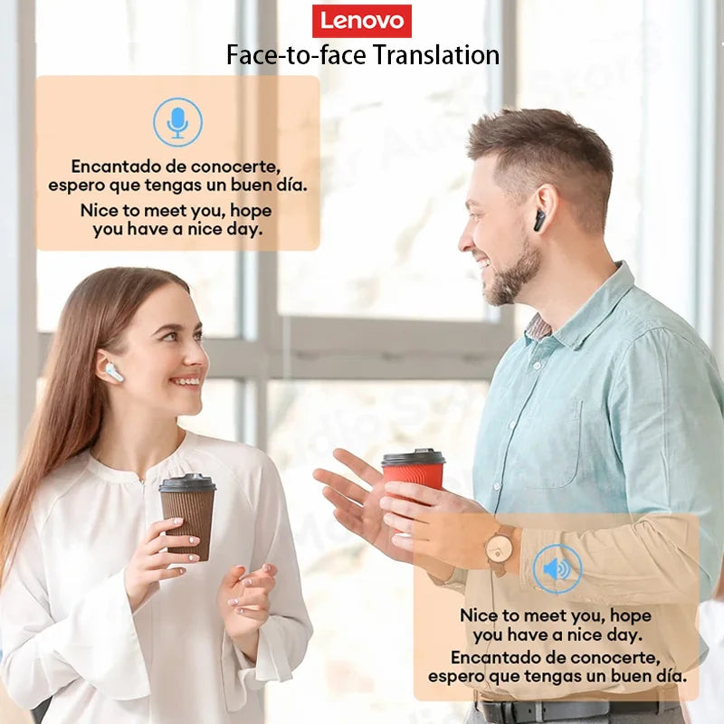 Choice Lenovo GM2 Pro AI Bluetooth Earphones Instant Translation With HD Calls Headphones Low Latency With Dual Modes Earbuds Digispots