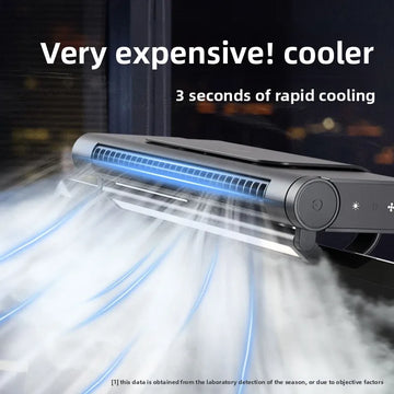 Desktop Screen Hanging Bladeless Fan – USB Powered, Silent & High Wind for Laptop & Monitor