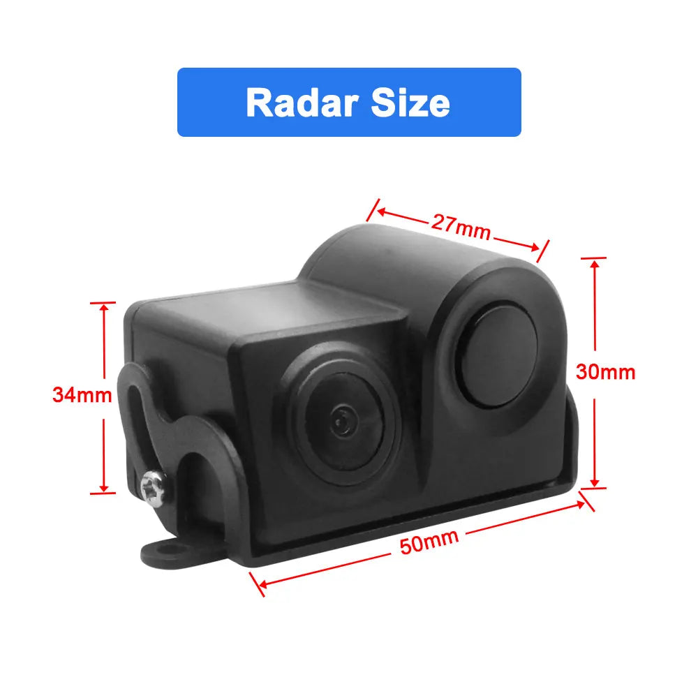 SMARTOUR 2 in 1 Sound Alarm Parking Assistant System Radar Detector Sensor Car Reverse Backup Rear View Camera Night Vision Digispots