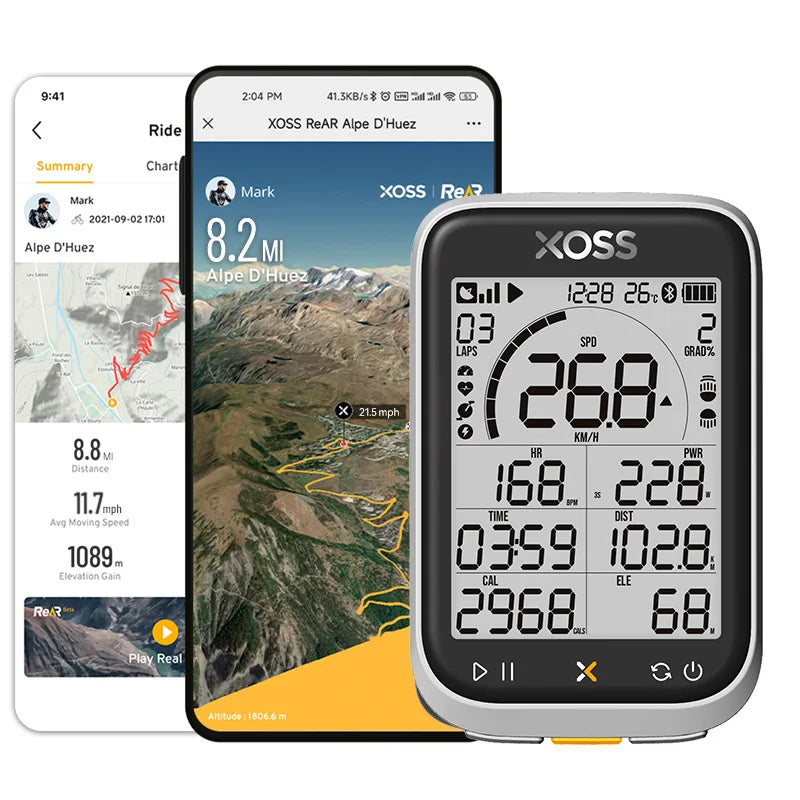 XOSS G3 G3Plus Bike Computer Wireless GPS Cycling Speedometer Roadbike MTB Waterproof ANT+ Cadence Speed Smart Bicycle Computer Digispots