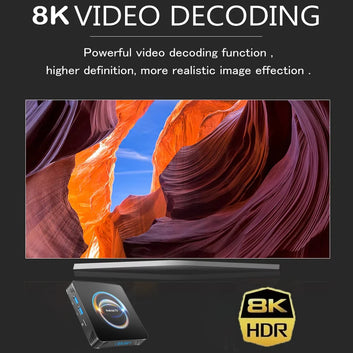 Android Media Box – 8K Playback, WiFi 6 & Bluetooth 5.4