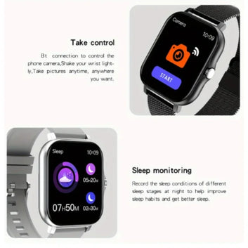 Bluetooth Smartwatch – 1.83" HD Display, Voice Assistant, Heart Rate & Fitness Tracker