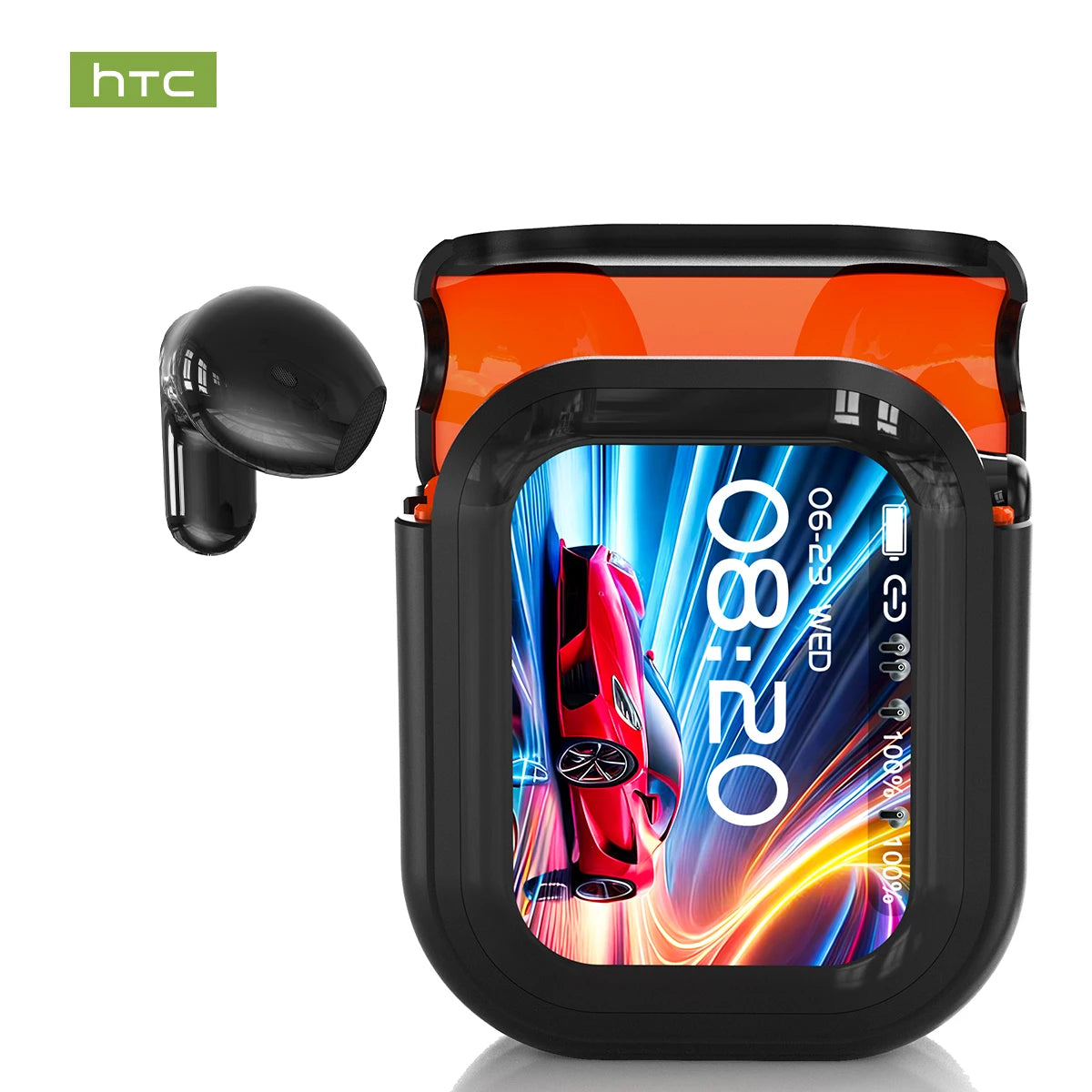 Translator HTC NE20 New Bluetooth 6.0 Wireless Headphones Translation Earphones IPX4 Waterproof Rating Long Battery Life Digispots