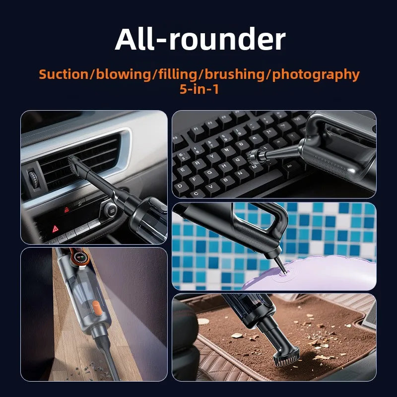 Portable 17000Pa Handheld Vacuum Cleaner – High Suction for Car & Home Digispots