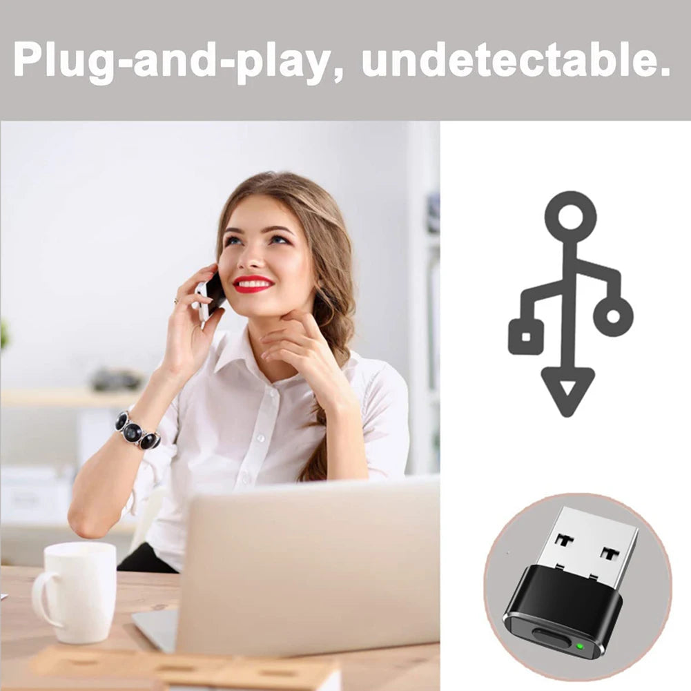 M8 M10 Mouse Jiggler Silent Automatic Mouse Mover Undetectable USB ON/Off Auto Mouse Moving Simulator For Keeping Computer Awake Digispots