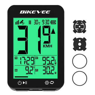 Wireless Bike Computer GPS Bicycle Speedometer MTB Road Odometer Multifunction USB Rechargeable Digital Stopwatch Tracker Digispots