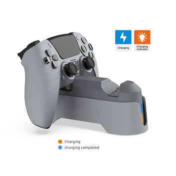 PS5 Dual Controller Charging Station – Touch Dock with LED Display, 30th Anniversary Edition