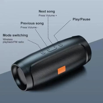 Lenovo Bluetooth Lautsprecher – Dual Stereo Sound, Subwoofer, TF-Karte & FM-Radio