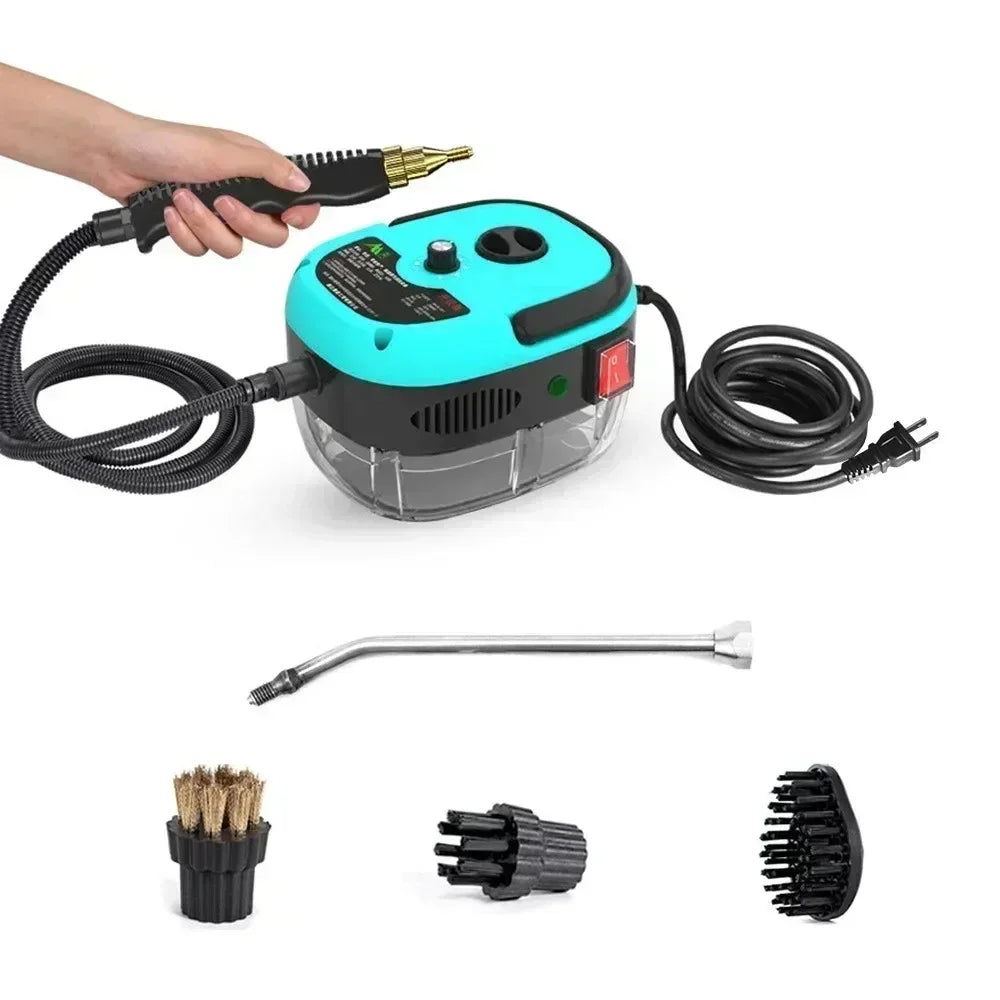 2500W Steam Cleaner Portable High Temperature Sterilization Pressure Jet Washer Machine for Home Car Kitchen Air Conditioner Digispots