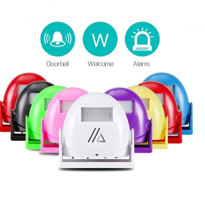 NNEDSZ Smart Wireless Doorbell With Motion Sensor And Voice Prompt - Yellow